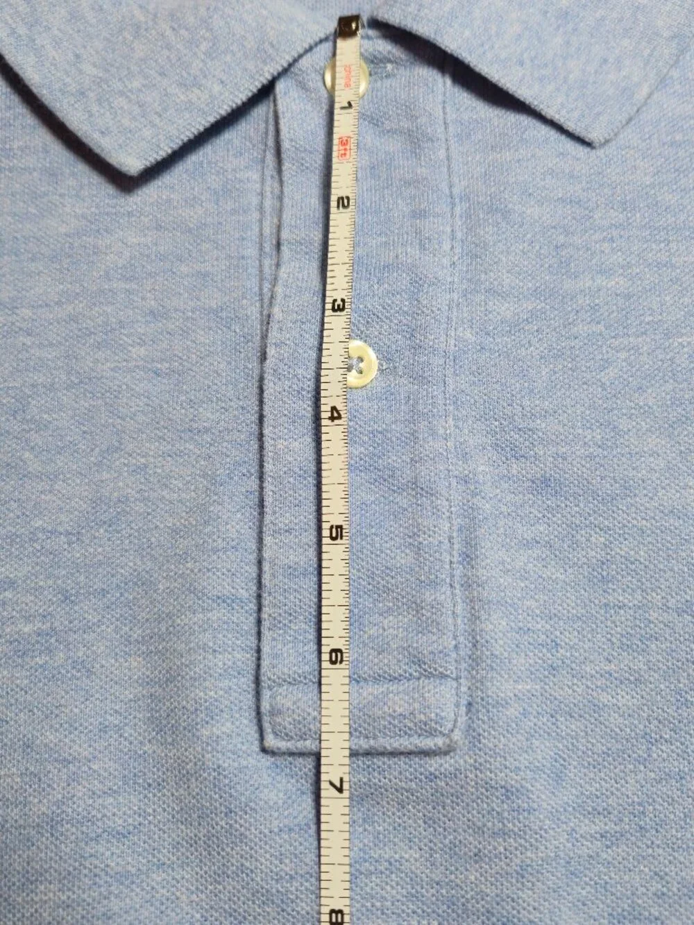 Polo Ralph Lauren 2XB Light Blue 100% Cotton Short Sleeve Polo Shirt